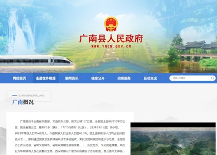 【老客户见证】用心服务15年，动易助力广南县人民政府建设高质量政府门户网站